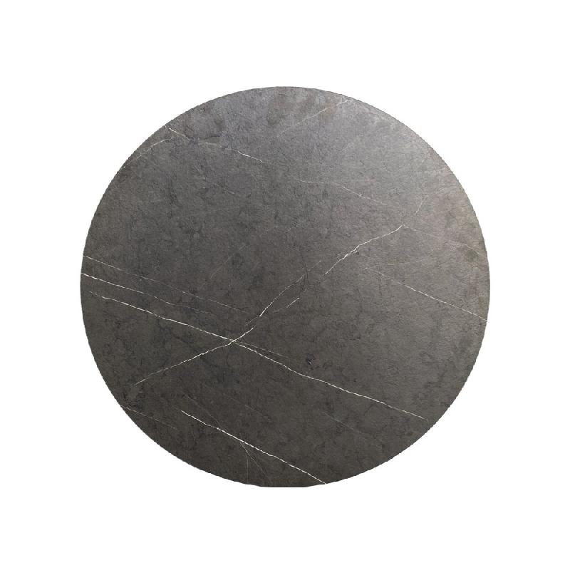 HPL Plateau de table Ø 70 cm Midnight Marble_0