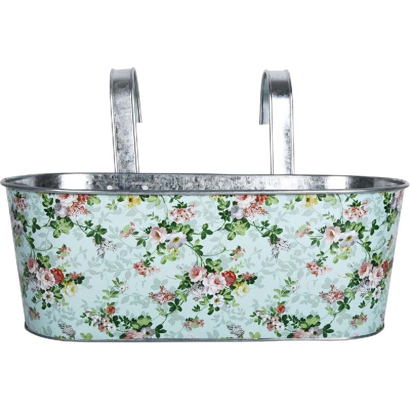 Jardinière de balcon avec crochets Roses Esschert Design - vert 8714982136092_0