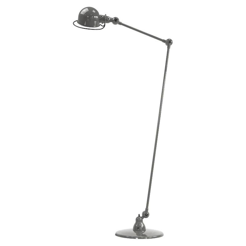 JIELDÉ LOFT D1240 LAMPADAIRE BRAS ARTICULÉ, GRIS