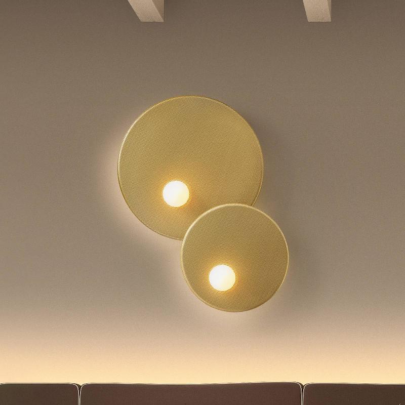 LEDS-C4 TRIP APPLIQUE 2 LAMPES DORÉE MATE