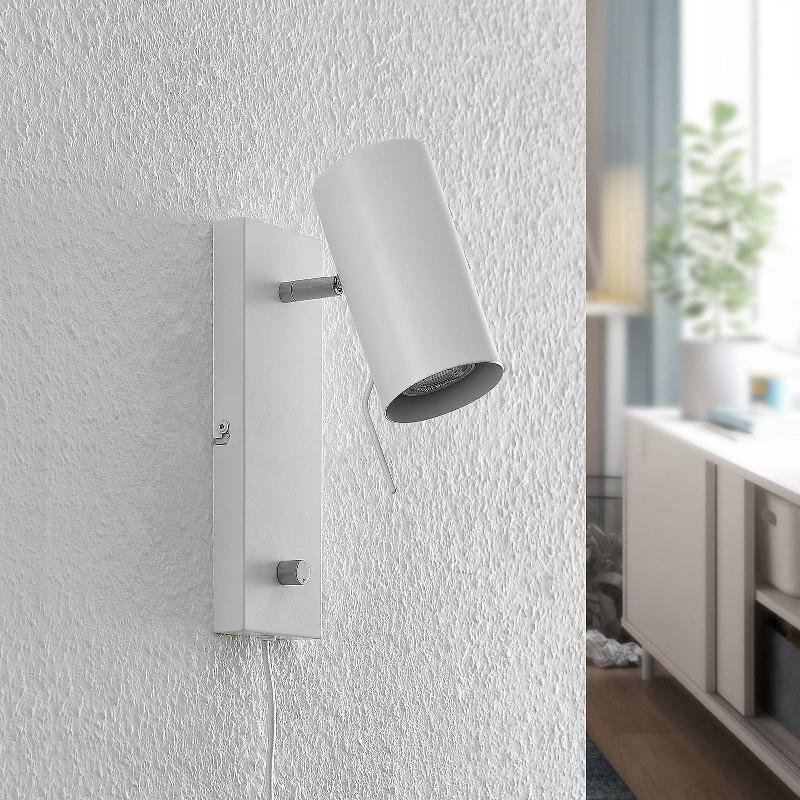 LINDBY GEORGIOS SPOT MURAL LED, BLANC