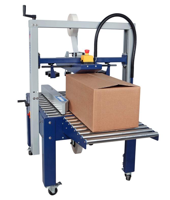 Machine adhésiveuse Robotape M - fermeture de boîtes fixes - convoyeurs motorisés et têtes d'adhésivage_0