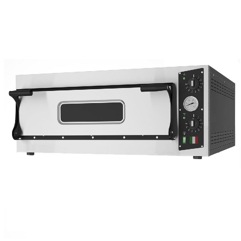 MBH - MAQUINARIA BAR HOSTELERIA Four à pizza électrique professionnel inox pour 4 pizzas de 32 cm. Four à pizza professionnel pour restaurant, pizz_0