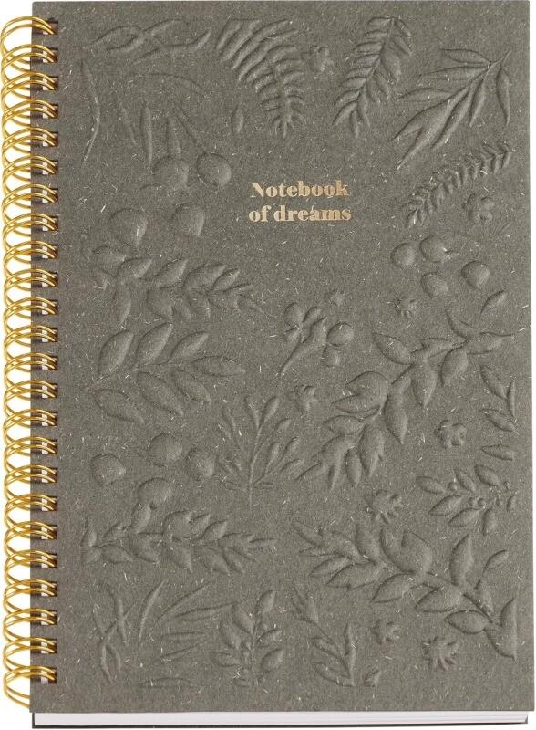 MIQUELRIUS Carnet British Bloom A5, 160p./80 feuilles ivoire 80 g/m², ligné - 8422593082379_0