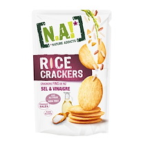NA! RICE CRACKERS SEL VINAIGRE - BOÎTE DE 70 G