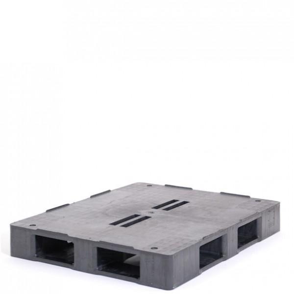 Palette en plastique charge lourde - 1000 x 1200 mm - 5 semelles - Capacité jusqu'à 10 000 kg - Marque Rolléco_0