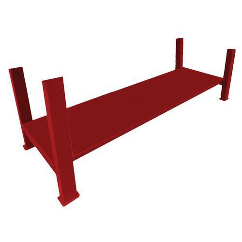 PLATEAU INTERMÉDIAIRE ENTREPIEDS POUR ÉTABLI DE 2000 ROUGE 3002 - ANJOU TOLERIE