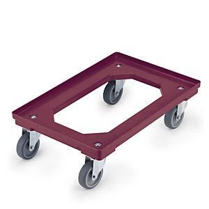 PLATEAU PORTE BAC ÉCONOMIQUE ROUGE