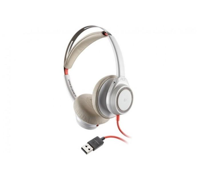 Poly Blackwire 7225 - Micro-casque sans perche USB-A blanc avec annulation active du bruit - Réf. 467227_0