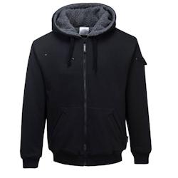 Portwest - Blouson à capuche pour homme PEWTER Noir Taille S - S noir 5036108196678_0