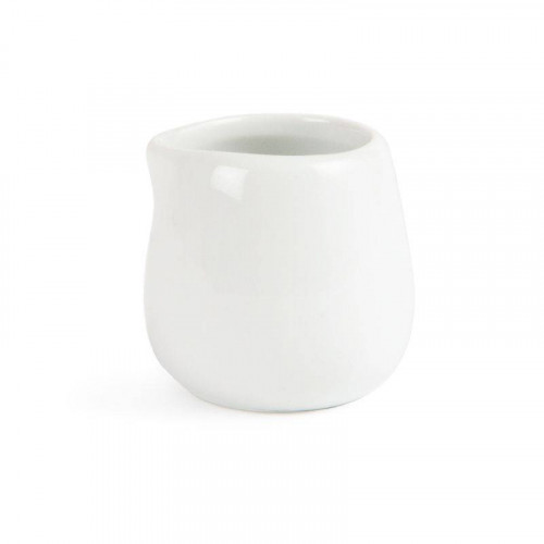 POTS À CRÈME / LAIT EN PORCELAINE BLANCHE OLYMPIA 50 ML - LOT DE 12