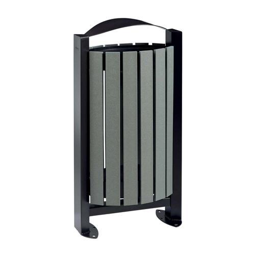 POUBELLE 60L ARKEA ETIK - LATTE RECYCLE - GRIS MANGANESE ROSSIGNOL PRO