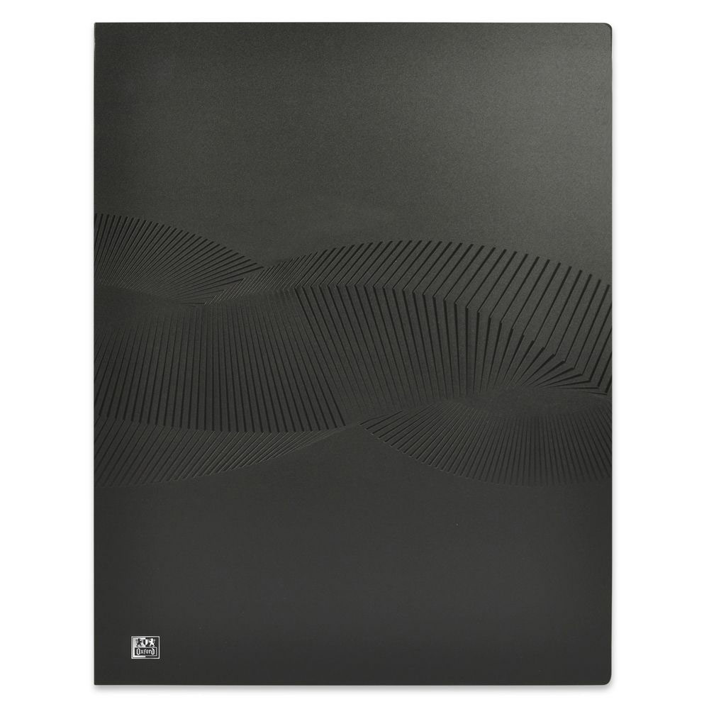 PROTEGE-DOCUMENTS OXFORD OSMOSE A3 - 20 POCHETTES EN POLYPROPYLENE - COUVERTURE OPAQUE NOIRE