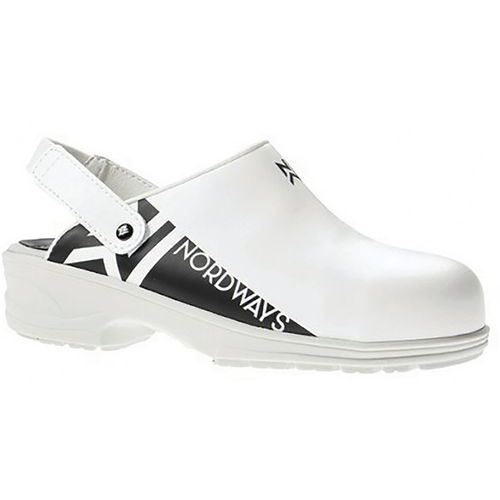 SABOT DE SÉCURITÉ EN CUIR COLORIS BLANC. POINTURE 38 - NORDWAYS