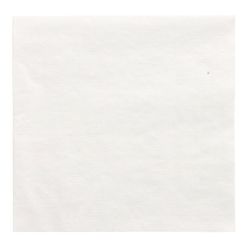 Serviettes, 1 pli pliage ¼ 33 x 33 cm blanc (5000 unités) PAPSTAR - blanc papier 89946_0