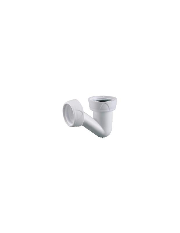 SIPHON BIDET EN 'V' EN PVC D32MM BLANC - VALENTIN - 00 618000 001 00