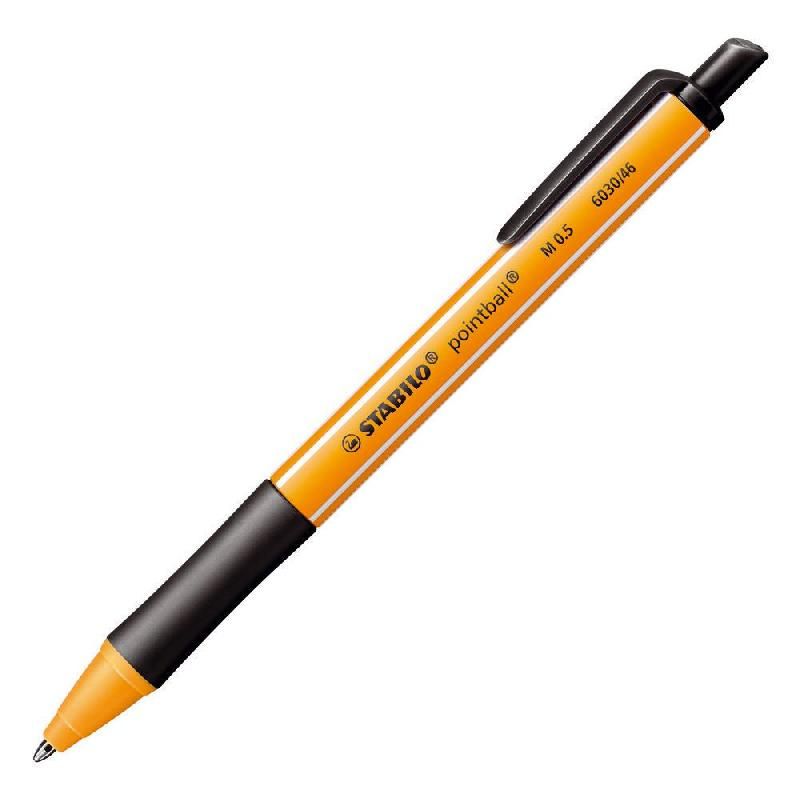 STABILO STYLO BILLE POINTBALL STABILO - 0,5 MM - NOIR (PRIX À L'UNITÉ)