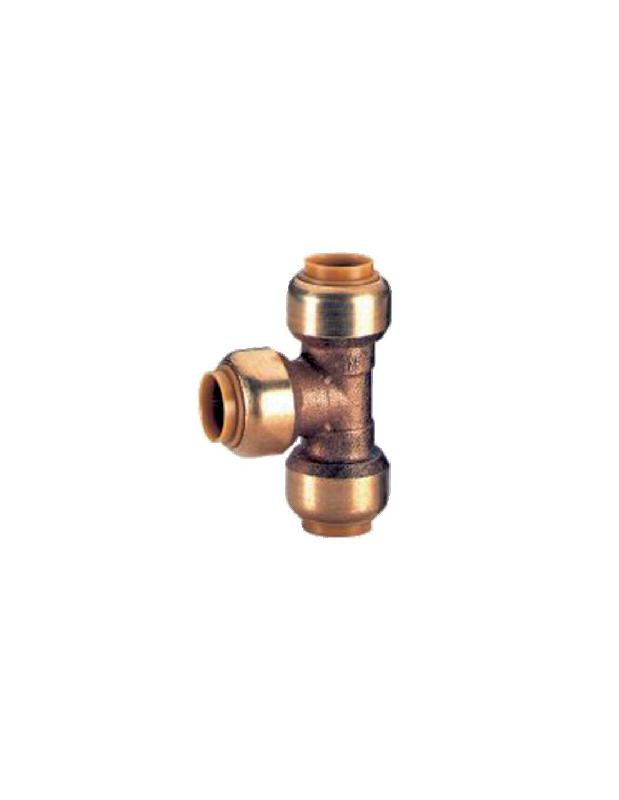 TÉ ÉGAL TRIPLE FEMELLES TECTITE CLASSIC POUR TUBE CUIVRE D14 - AALBERTS - 4750563