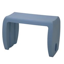Tramontina-Tabouret/table basse Vira 37x42cm H60cm. Polyéthylène rotomoulé bleu céleste. - bleu plastique 92722070_0