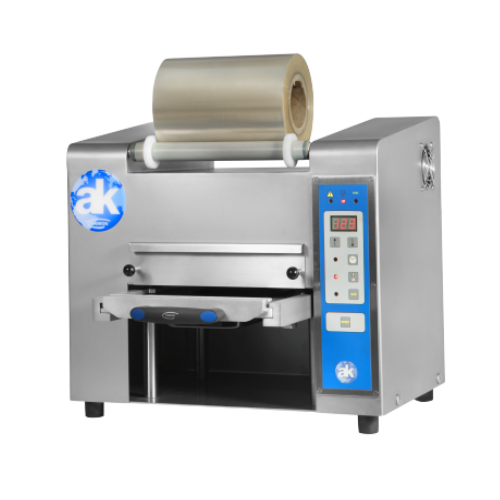 TS-200 - Operculeuse semi-automatique Ak-Ramon - Acier inoxydable, moules interchangeables, soudure automatique_0