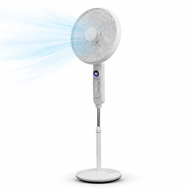 Ventilateur Sur Pied Avec Télécommande Et écran Led 40 Cm – 45w - 5213010422600_0