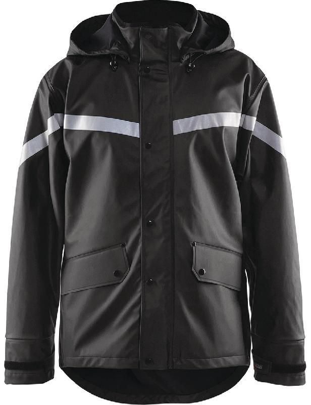 VESTE DE PLUIE NIVEAU 2 NOIR TAILLE XXL - MANUTAN COLLECTIVITÉS