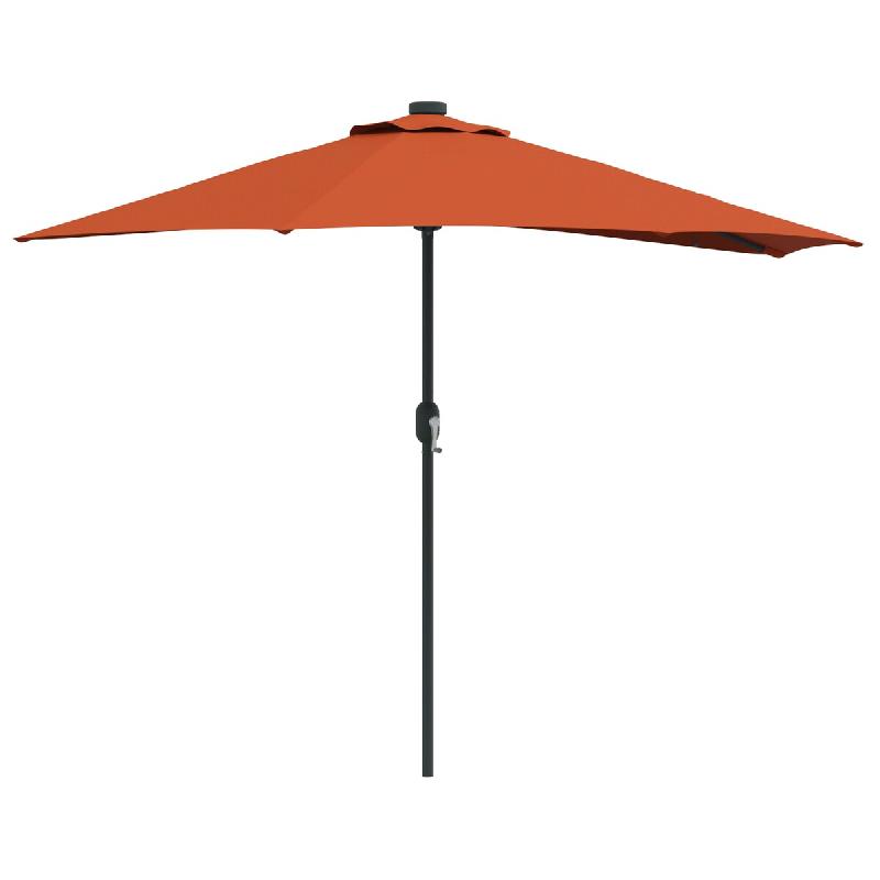 VidaXL Parasol de jardin Terre cuite 294 x 150 x 224 cm Modèle Zephyr Riviera - 42003272_0