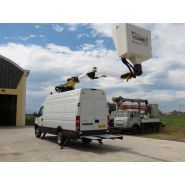 Fourgon nacelle Comet - 14 | 2 | 8 JIB - Hauteur de travail max 14 m - Déport latéral 8 m_0