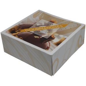 25 boîtes à Buche Blanches 40 x 11 x 9 cm / csj emballages com