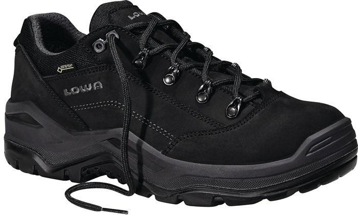 Chaussure de sécurité basse Renegade Work GTX black Lo - taille 44 - noir/noir - S3 CI/HI/HRO/SRC - cuir nubuck et textile hydrophobe - LOWA_0