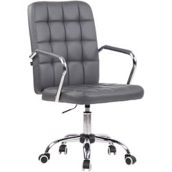 CLP Fauteuil de bureau Terni Gris/Similicuir - gris polyester 313163_0