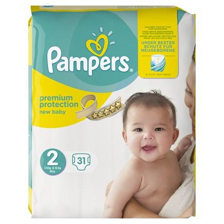 COUCHES NEW BABY T2 PAMPERS X31