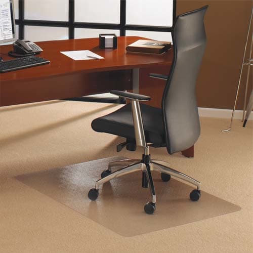 Tapis protège-sols - Floortex - polycarbonate pour sols durs ou moquettes 121x183cm_0