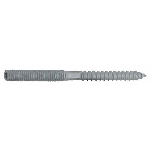 GOUJONS DOUBLE FILET MÉTAL / BOIS - POUR RAIL DE SUPPORTAGE - 8X60 MM - BOITE DE 100 WALRAVEN