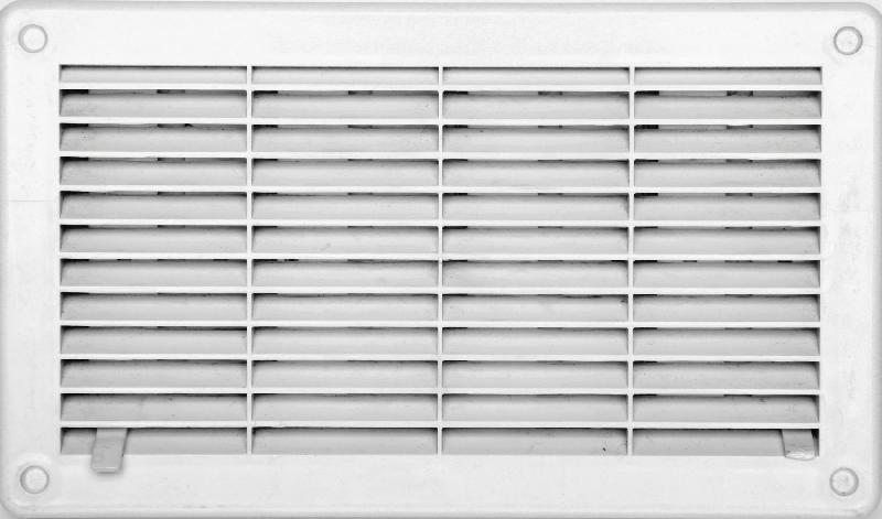 Grille d'aération ABS naturel - réglable, l.14.6 x L.25 cm, usage intérieur/extérieur avec moustiquaire_0
