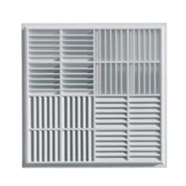 Grille ventilation carrée pvc pour faux-plafonds_0