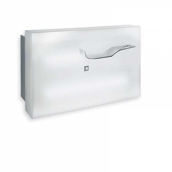 Caisse d'accueil - Elite FH 1010 - Mélaminé blanc luxe avec plexiglas opale éclairé_0