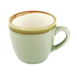 Tasse à expresso couleur mousse Kiln Olympia 85ml - Lot de 6 - vert porcelaine GP476_0