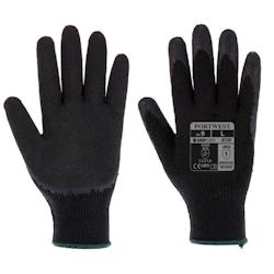 Portwest - Gants manutention tricotés enduit latex CLASSIQUE Noir Taille 8 - noir 5036146007301_0
