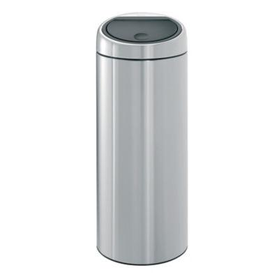 Poubelle Touch Bin Brabantia métal mat 30 L_0