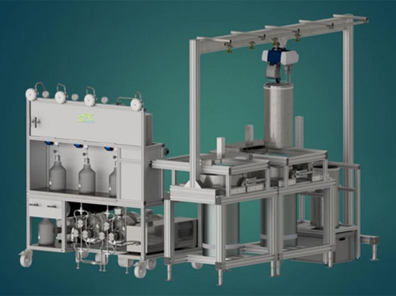 Sfe prod 2x50L 400 bar - Extracteur de laboratoire - SFE Process - CO2 débit 250 kg/h, capacité 2x50L_0