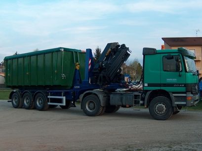 Sr3tg3 - Semi-remorque 3 essieux - Établissement Fournier - Bras hydraulique GUIMA 24T - Grue PALFINGER PK23000_0