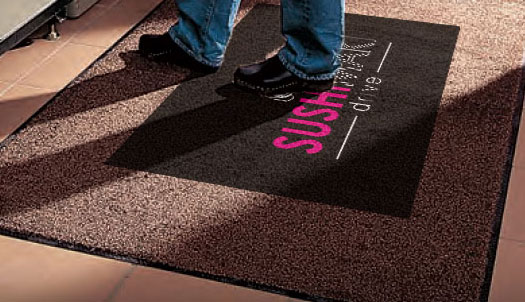 Tapis d'intérieur personnalisable - 60x85 cm - Anti-poussière et anti-salissures - Lavable en machine_0
