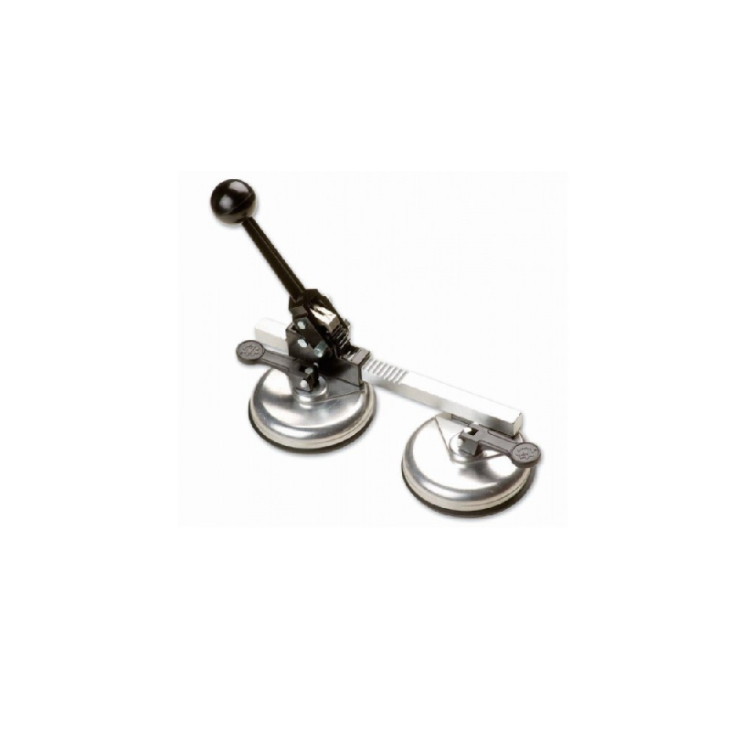 Ventouse professionnelle double à crécelle PIH30102 - aluminium haute densité avec protecteurs de plateaux_0