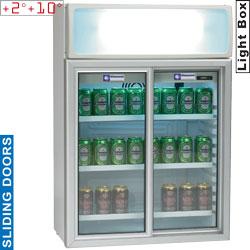 Vitrine réfrigérée de table 100 litres - Portes coulissantes vitrées - Modèle TOP11/T_0