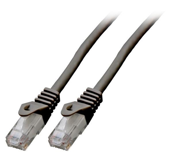 EFB Elektronik K8104SW.20 - Câble réseau RJ-45 Cat6 U/UTP 20 m noir - 5000 Mbit/s, blindage UTP_0