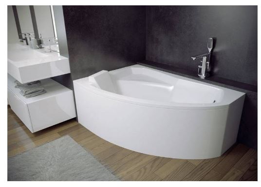 BAIGNOIRE D'ANGLE GAUCHE RIMA 130/140/150/160/170 CM AVEC TABLIER_0