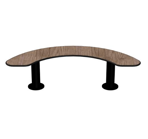 Banc public en bois circulaire buton industries ba 40 eden_0