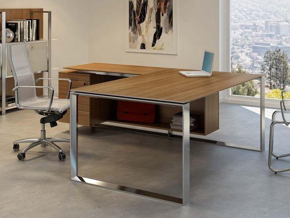 Bureau de direction Turing Nex avec retour et caisson 3 tiroirs_0
