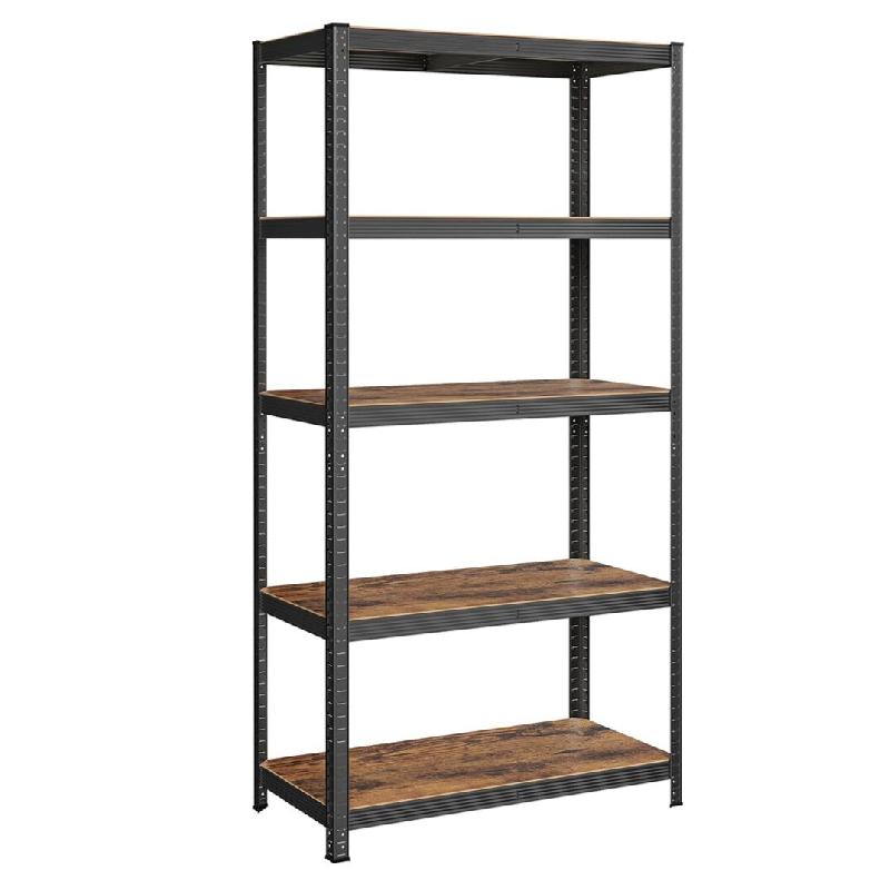 Helloshop26 - Étagère charge lourde métallique 200 x 100 x 50 cm 5 niveaux charge totale 875 kg (175 kg/niveau) étagère de rangement 12_0005596 -_0